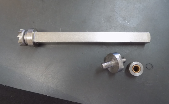 Berkel 703-704-705 Tenderizer Front Shaft 01-4044575-00059 & Screw & Bearing Assy 01-404675-00104